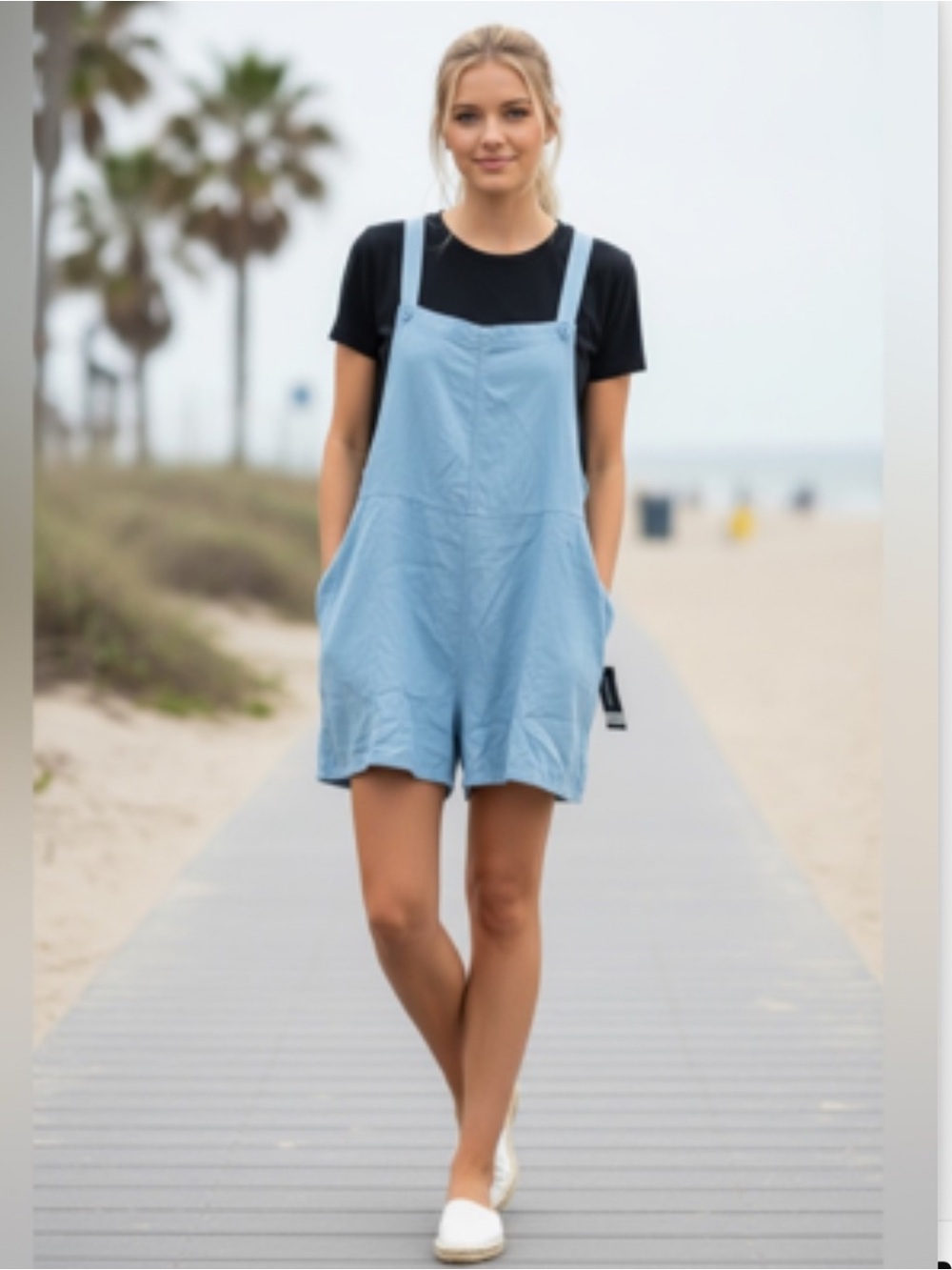 BILLABONG Pipeline Romper Blue Size Small